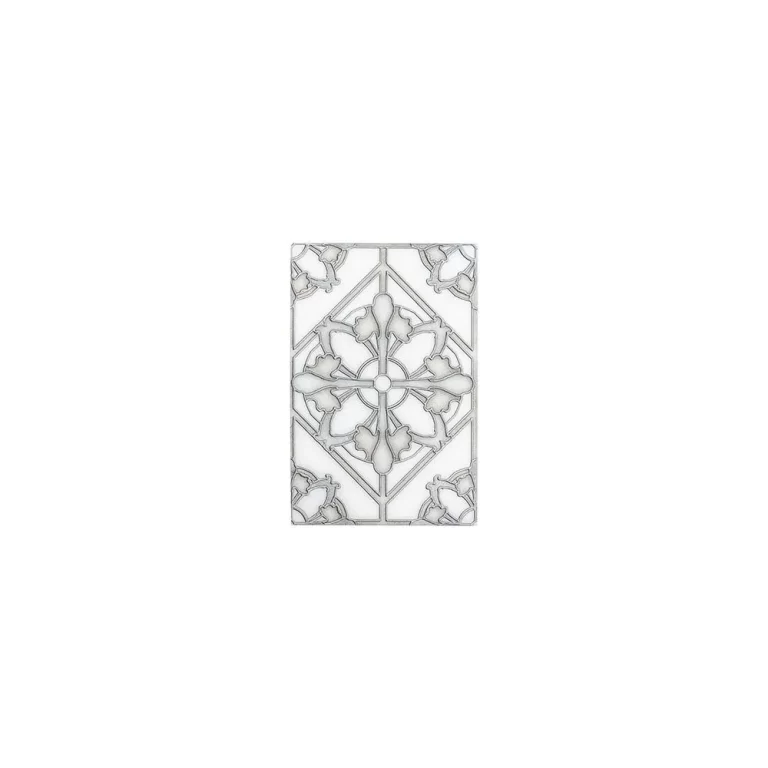 Classic Statuario Foral Imprint Statuary White 4X6