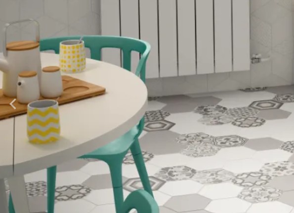 Hexatile Blanco 8X8